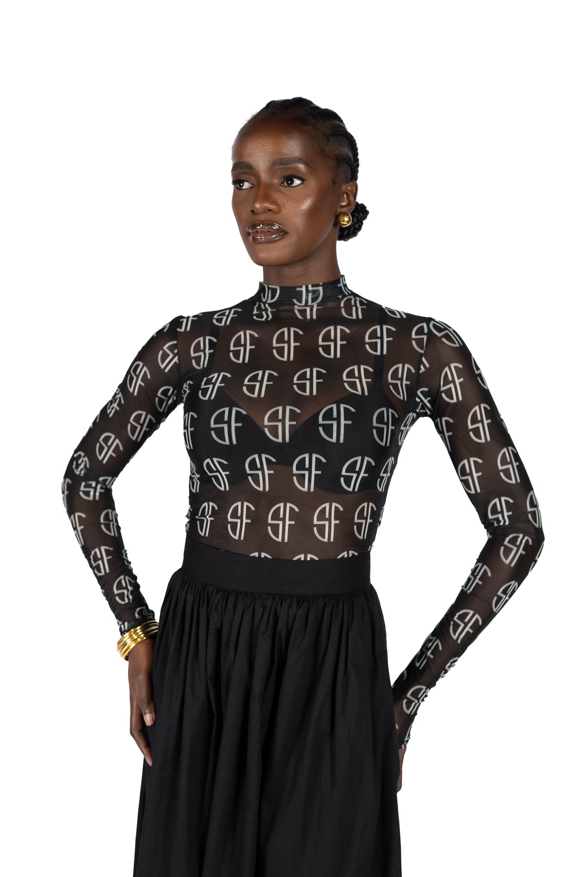 SF MOTIF MESH TOP
