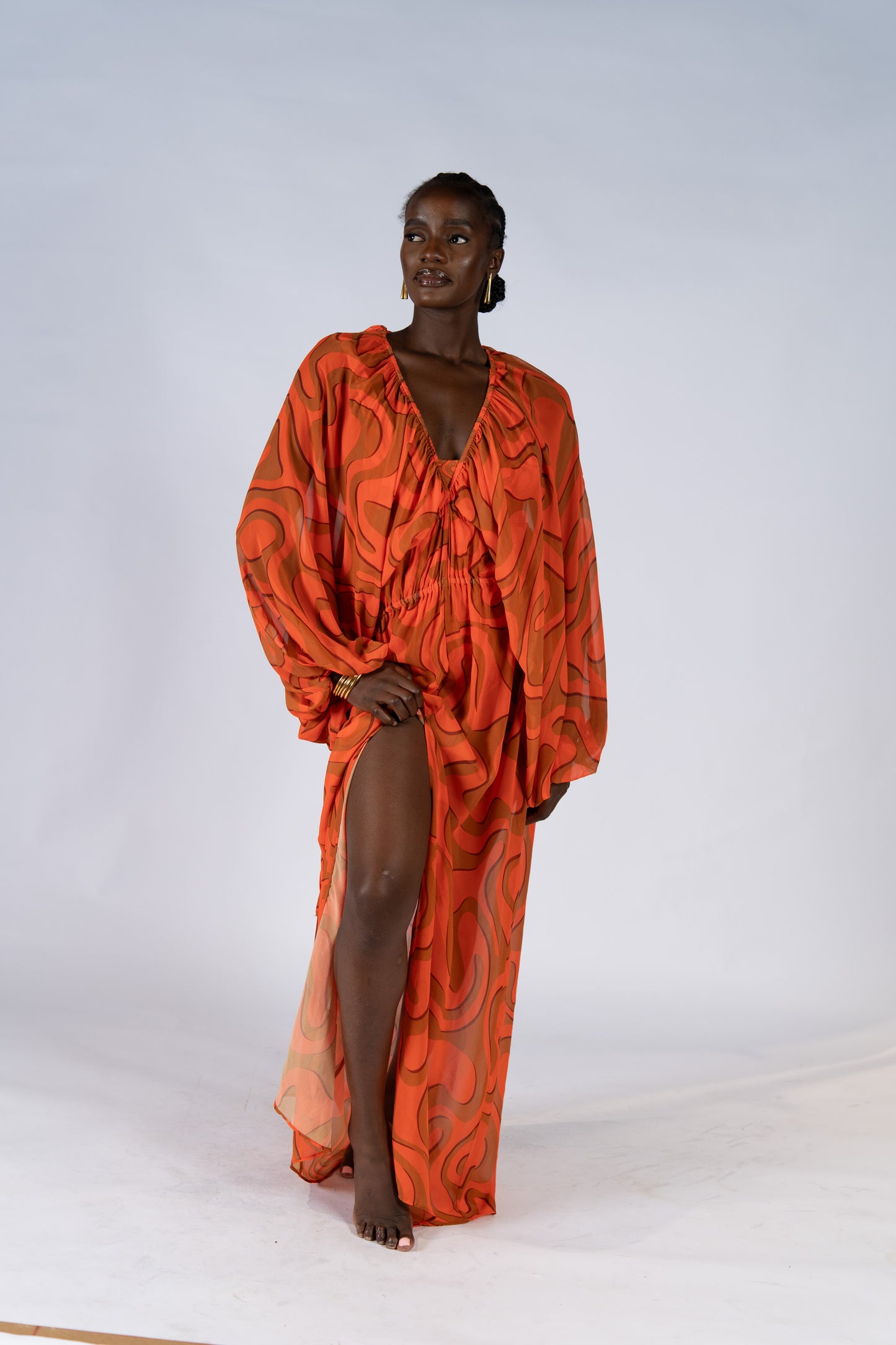 MAWIMBI COVER-UP DRESS
