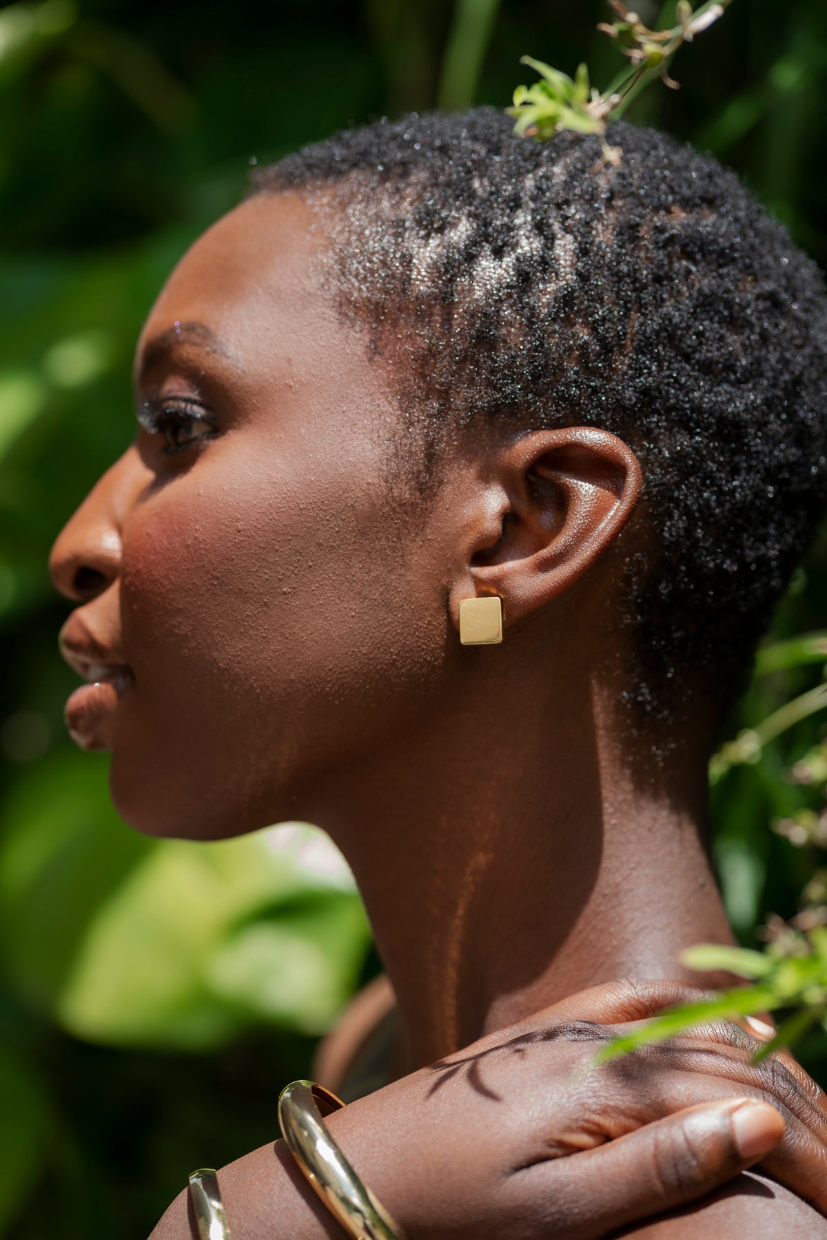 LULU SQUARE STUDS