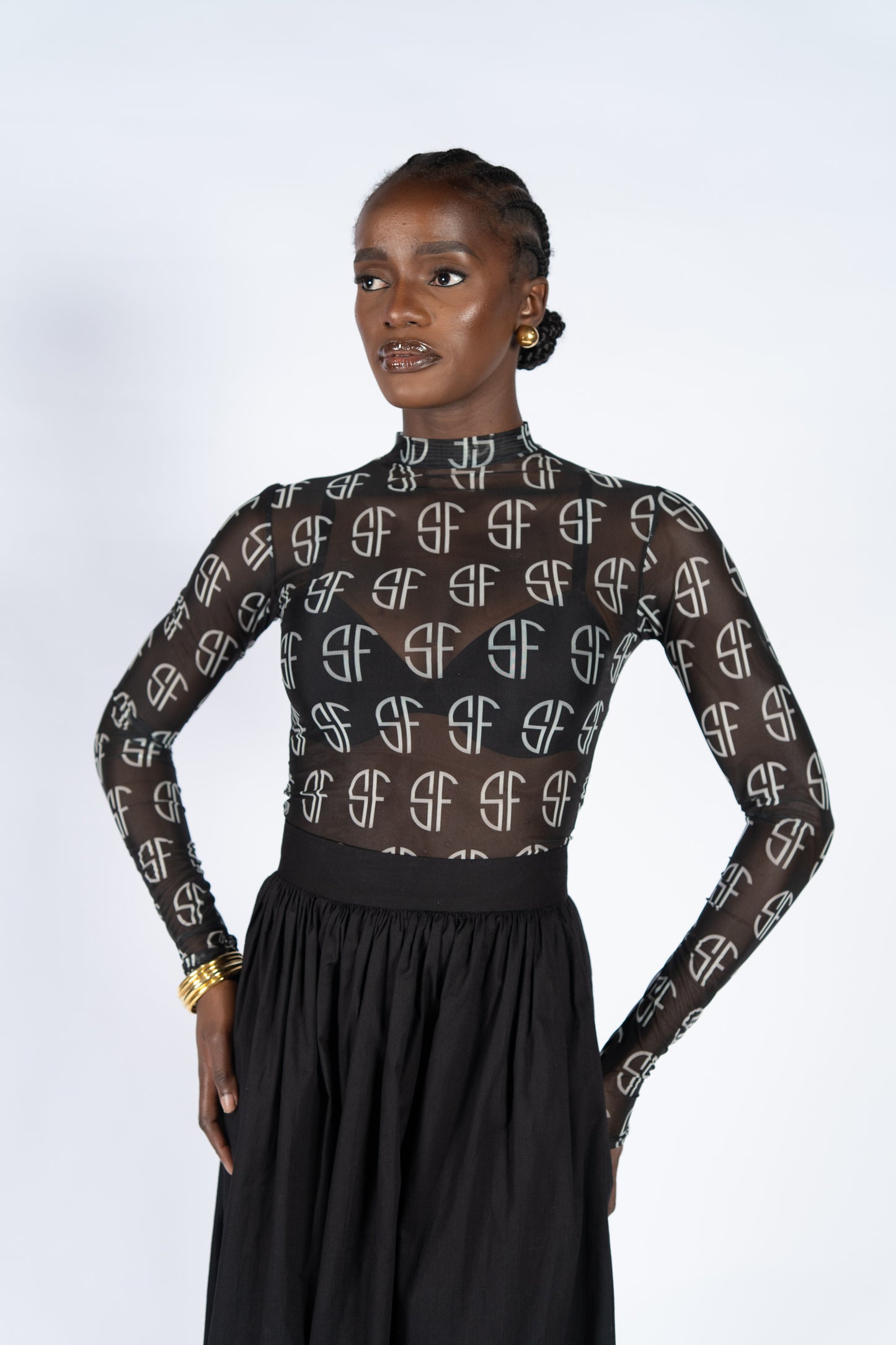 SF MOTIF MESH TOP
